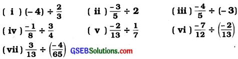 GSEB Solutions Class 7 Maths Chapter 9 સંમેય સંખ્યાઓ Ex 9.2 9