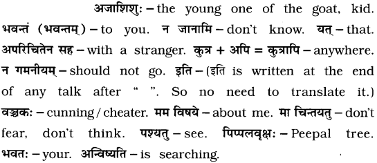 GSEB Solutions Class 7 Sanskrit Chapter 7 विश्वासो नैव कर्तव्यः 11
