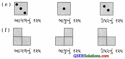 GSEB Solutions Class 8 Maths Chapter 10 ઘનાકારોનું પ્રત્યક્ષીકરણ Ex 10.1 10
