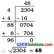 GSEB Solutions Class 8 Maths Chapter 6 વર્ગ અને વર્ગમૂળ Ex 6.4 1