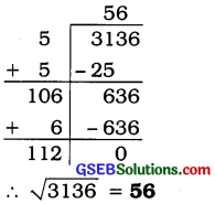 GSEB Solutions Class 8 Maths Chapter 6 વર્ગ અને વર્ગમૂળ Ex 6.4 11