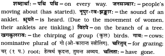 GSEB Solutions Class 8 Sanskrit Chapter 5 प्रभातवर्णनम् 3