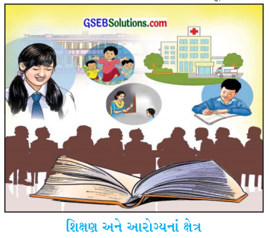 GSEB Solutions Class 8 Social Science Chapter 19 સામાજિક-આર્થિક ક્ષેત્રે સરકારની ભૂમિકા 1