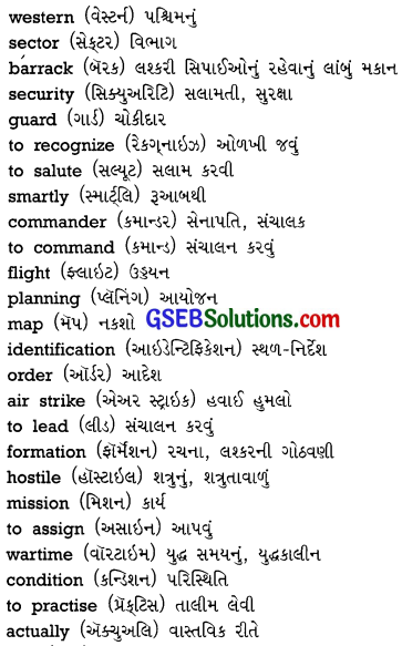 GSEB Solutions Class 9 English Chapter 8 A Day in the Life of an Indian Fighter Pilot 7