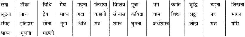 GSEB Class 10 Hindi Vyakaran पद विचार (1st Language) 9