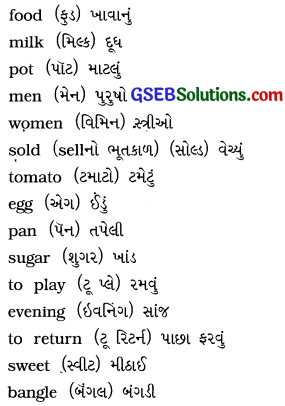 GSEB Solutions Class 6 English Let’s Read More Unit 3 The Market 2