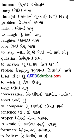 GSEB Solutions Class 6 English Let’s Read More Unit 4 Gandhiji’s Humour 1