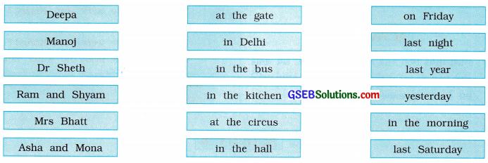 GSEB Solutions Class 6 English Sem 1 Unit 1 Where were you 7