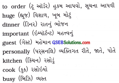 GSEB Solutions Class 6 English Sem 2 Unit 1 Taste of India 28