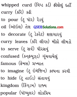 GSEB Solutions Class 6 English Sem 2 Unit 1 Taste of India 31