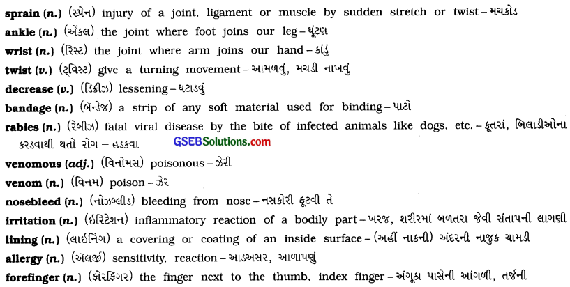 GSEB Solutions Class 11 English Unit 7 Read 2 First Aid 5