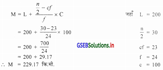 GSEB Solutions Class 11 Statistics Chapter 3 केन्द्रीय स्थिति के माप Ex 3.4 2