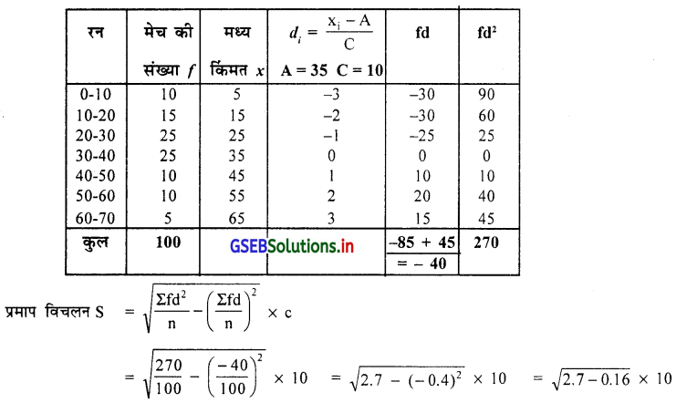 GSEB Solutions Class 11 Statistics Chapter 4 अपकिरण Ex 4 16