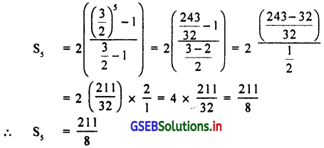 GSEB Solutions Class 11 Statistics Chapter 9 गुणोत्तर श्रृंखला Ex 9 5