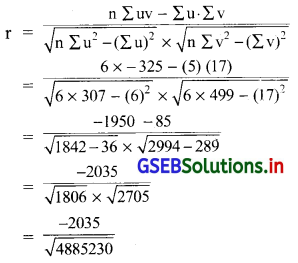 GSEB Solutions Class 12 Statistics Part 1 Chapter 2 रैखिक सह-सम्बन्ध Ex 2.2 19