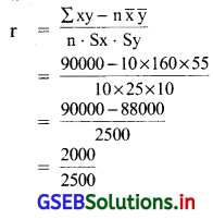 GSEB Solutions Class 12 Statistics Part 1 Chapter 2 रैखिक सह-सम्बन्ध Ex 2.2 26