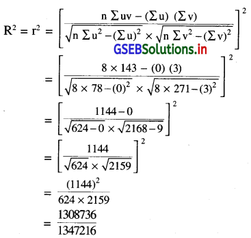 GSEB Solutions Class 12 Statistics Part 1 Chapter 3 रैखिक नियत-सम्बन्ध Ex 3 19