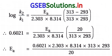 GSEB Solutions Class 12 Chemistry Chapter 4 રાસાયણિક ગતિકી 30