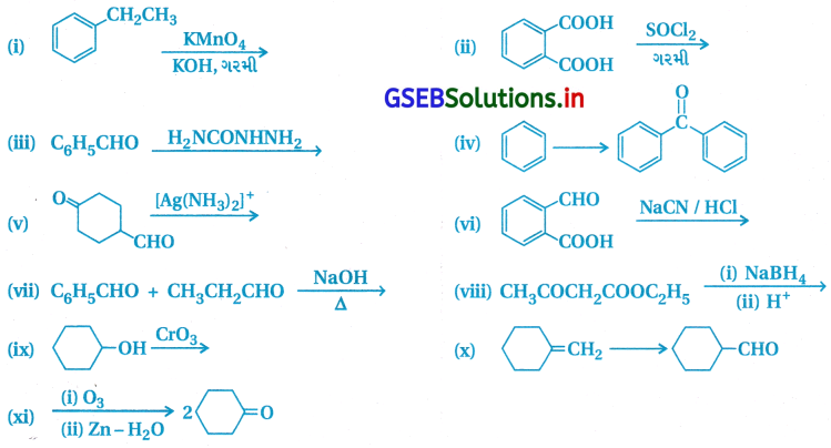 GSEB Solutions Class 12 Chemistry Chapter 12 આલ્ડિહાઇડ, કિટોન અને કાર્બોક્સિલિક ઍસિડ સંયોજનો 85