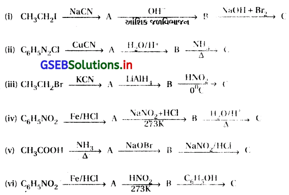 GSEB Solutions Class 12 Chemistry Chapter 13 એમાઇન સંયોજનો 34