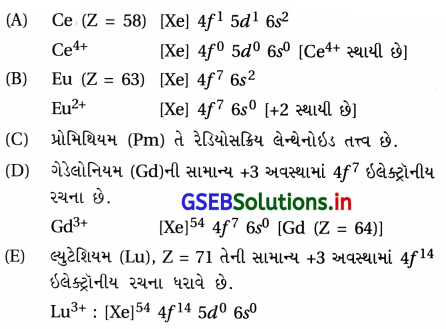 GSEB Solutions Class 12 Chemistry Chapter 8 d અને f-વિભાગનાં તત્ત્વો 56